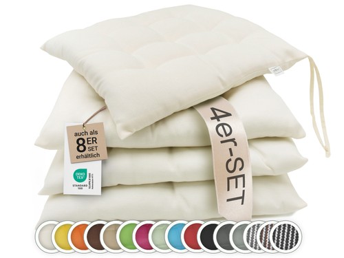 4er oder 8er set stuhlkissen - 8er,