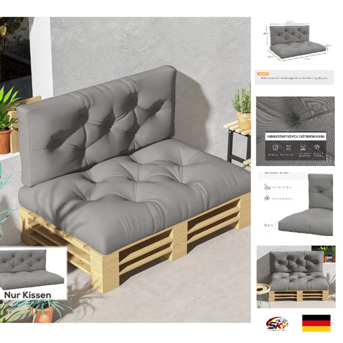Sitzkissen mit knopfheftung - sitzkissen,