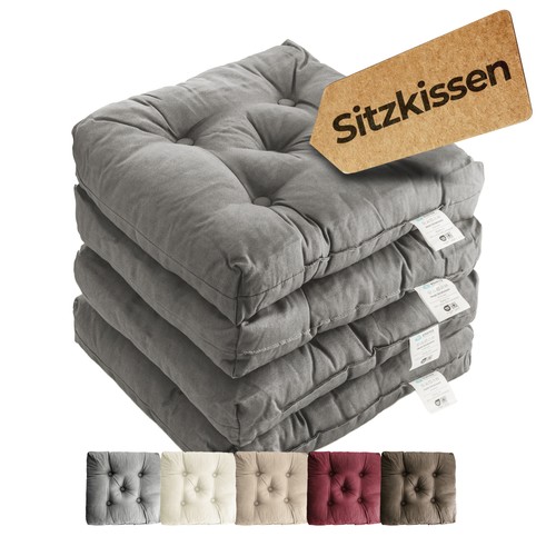2er set sitzkissen stuhlkissen - 2er,